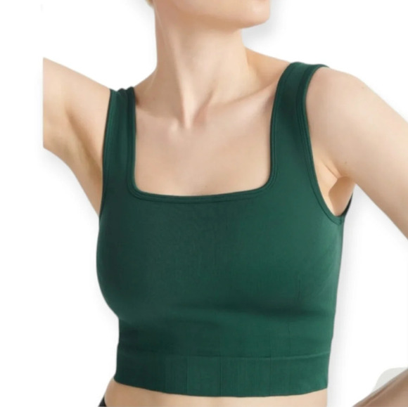 Knix Good to Go Seamless Tank in Green Small (Fits 32A-D) - Picture 1 of 16